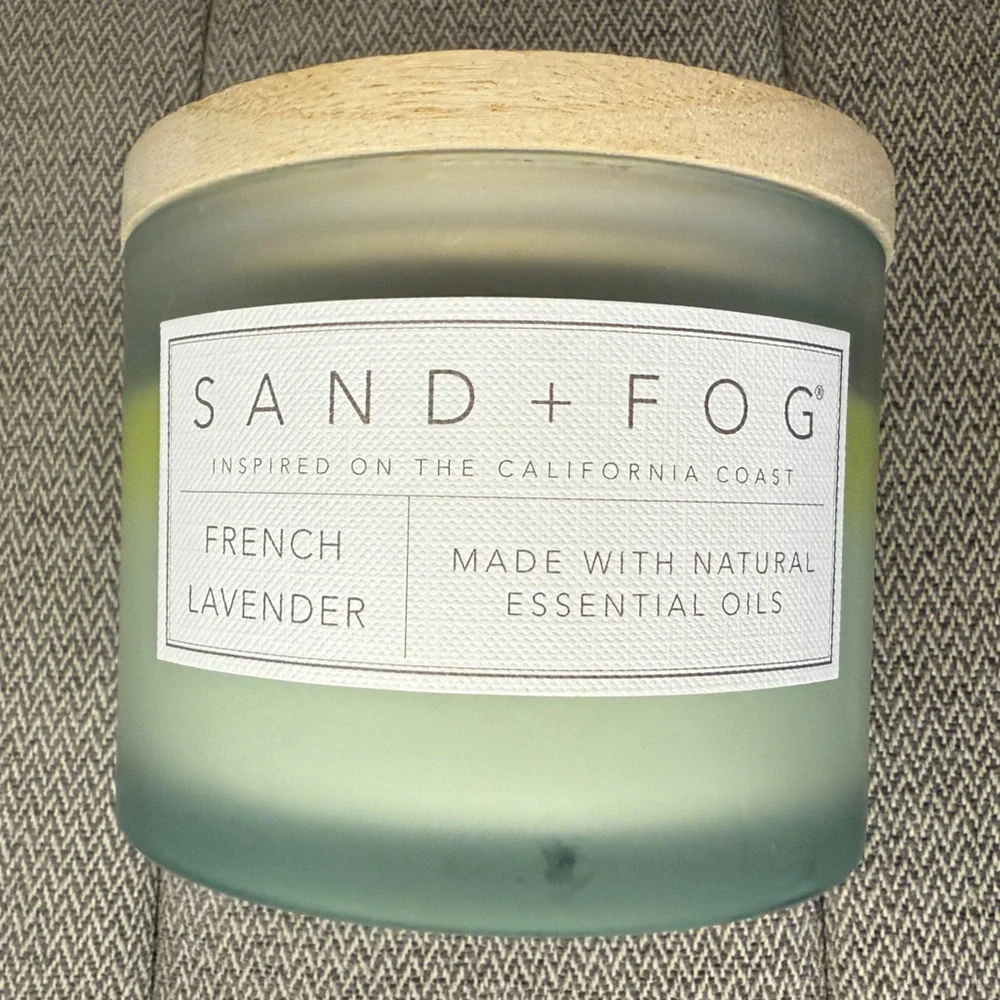 Sand + Fog French Lavender Candle 12oz, 2 Wick - Picture 5 of 12